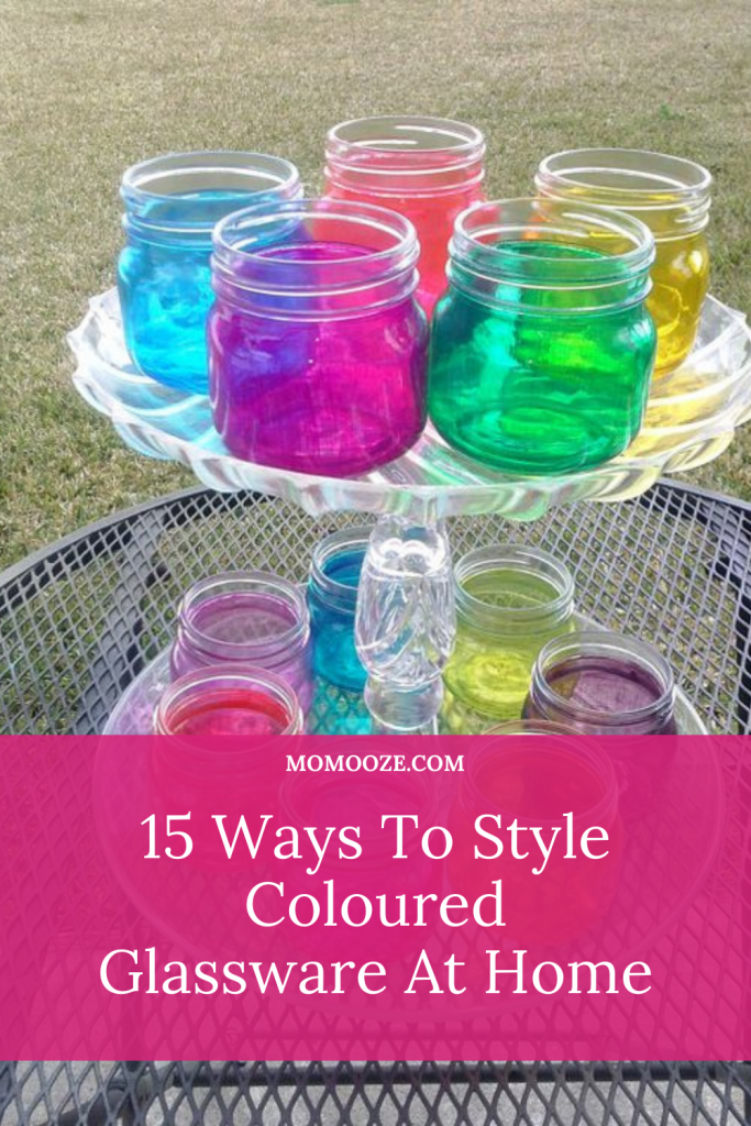 15 Ways To Style Coloured Glassware At Home