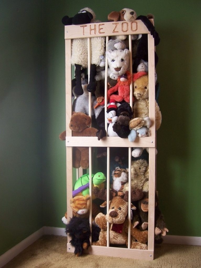 Stuffed animal zoo