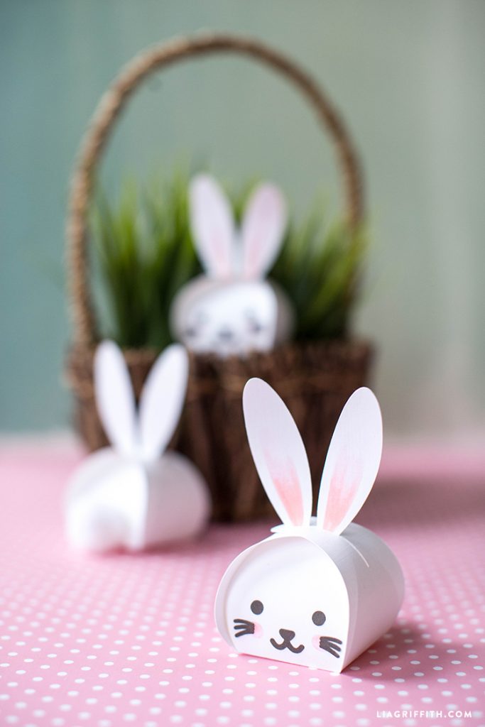 30+ Creative DIY Easter Crafts for Kids Easter bunny treat boxes momooze.com online magazine for moms