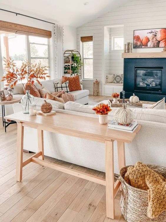 Fall Decor Ideas for Cozy Living Room
