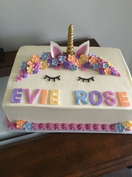 33 Gorgeous unicorn birthday cake ideas you can make at home 10