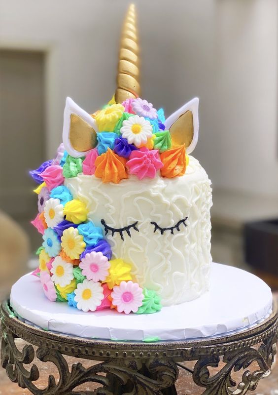 33 Gorgeous unicorn birthday cake ideas you can make at home 6