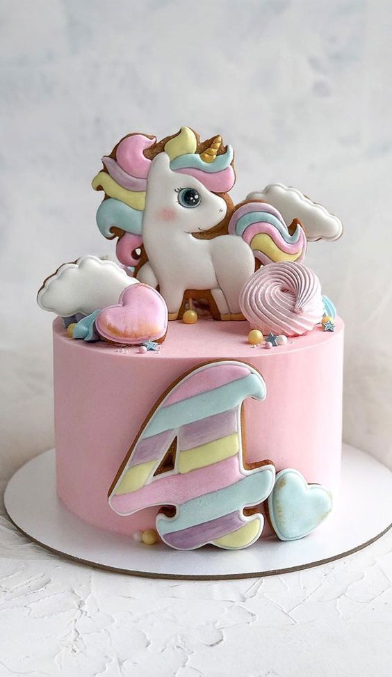 33 Gorgeous unicorn birthday cake ideas you can make at home 9