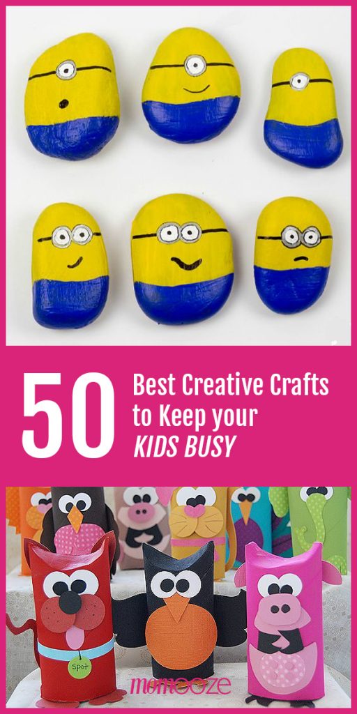 50 Best Creative Crafts to Keep your Kids Busy