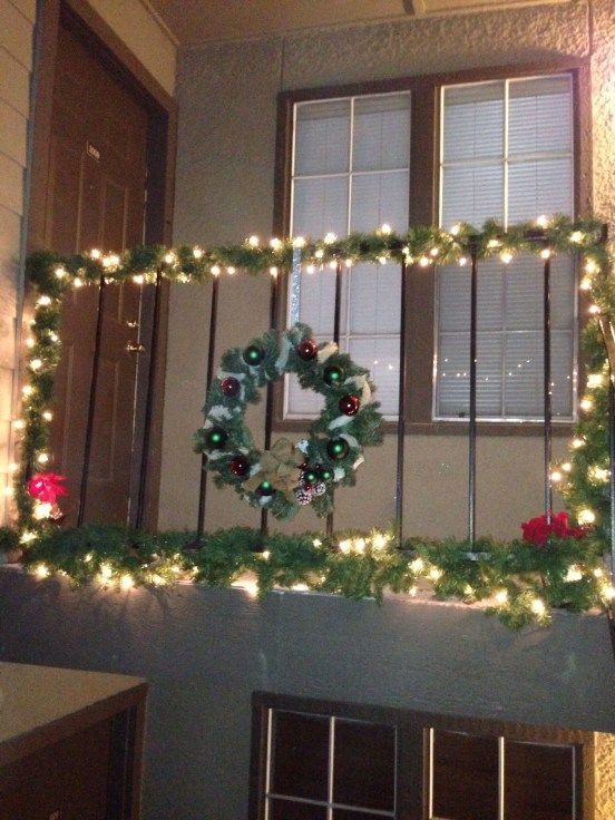 Balcony Christmas Decorations