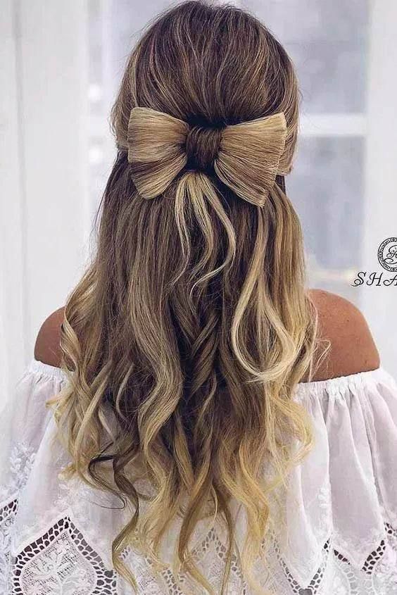 These are some cute easy hairstyles for school, or a party. | Cute simple  hairstyles, Easy hairstyles for school, Quick hairstyles for school