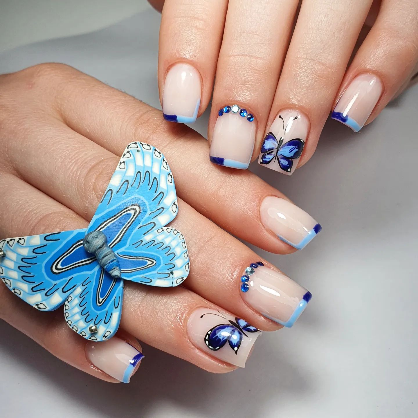 3d Butterfly Nail Glitter Sequins Laser Butterfly Nail Art - Temu