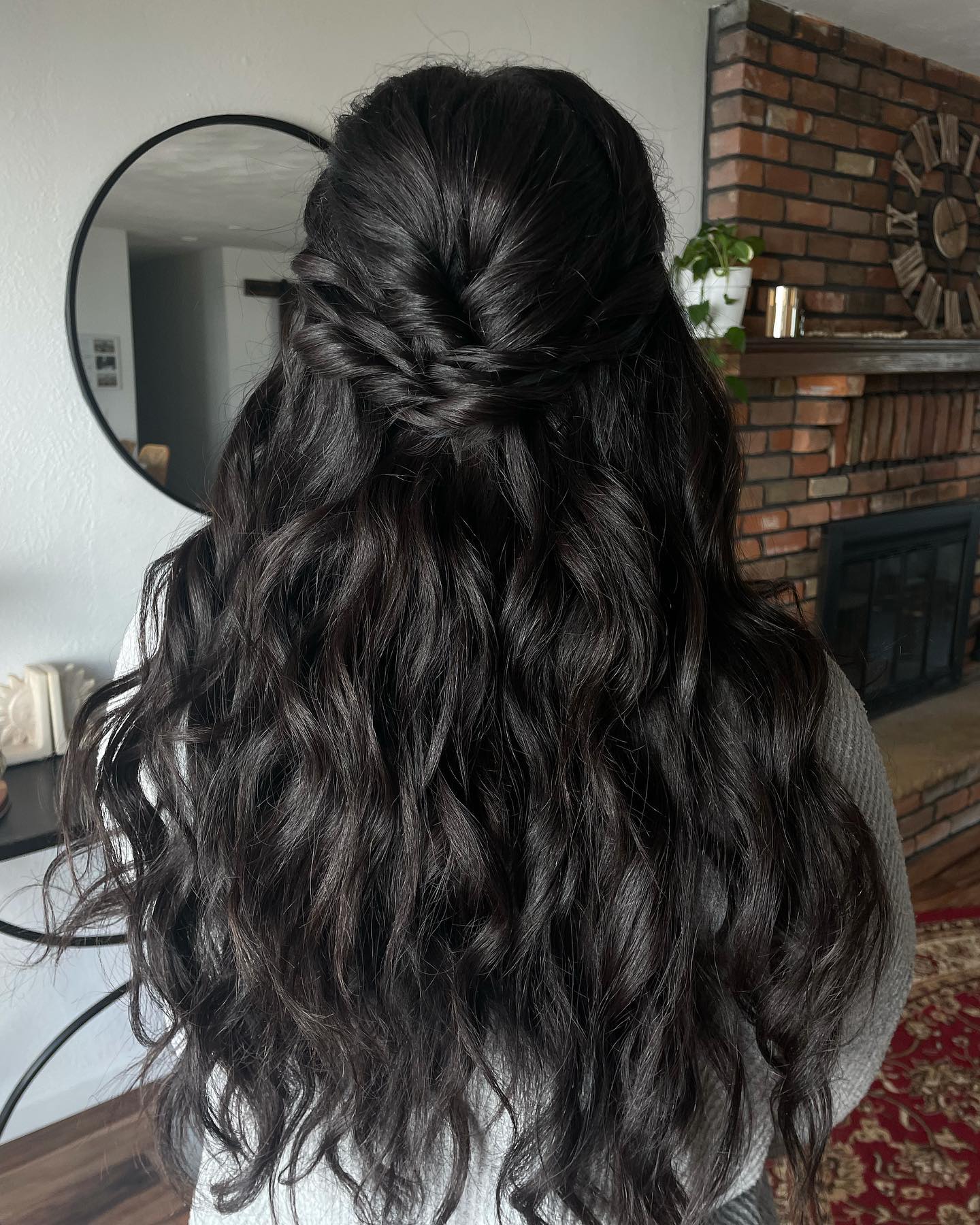 Created this bohemian half up half down hairstyle with the @bombayhair  3-in-1 curling wand with extended barrels! Isn't she beautiful 😍 |  Instagram