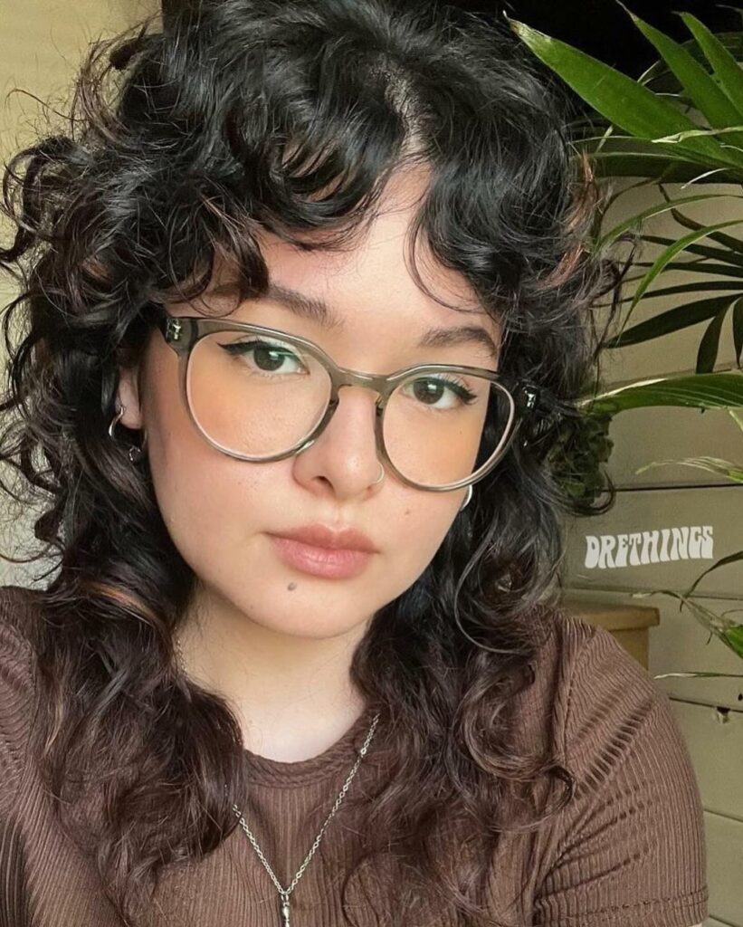 Butterfly Cut On Curly Hair