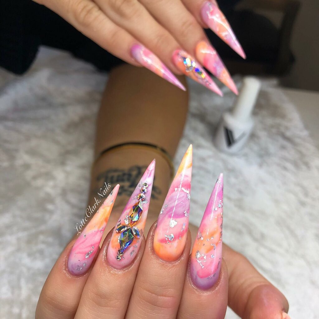 Candy Floss Nails