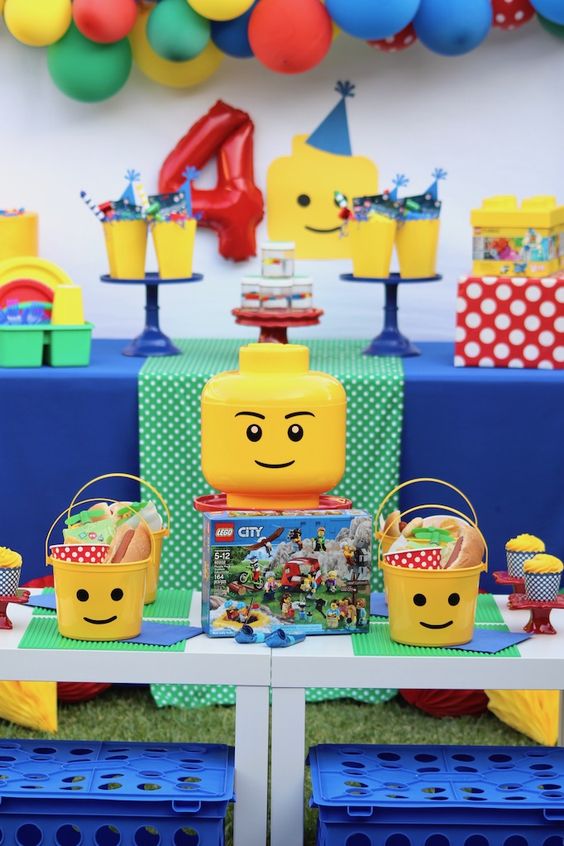 DIY lego party decoration ideas