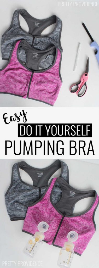 DIY pumping bra