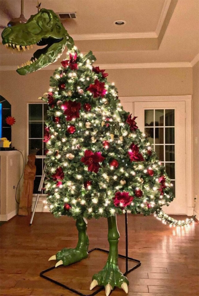 Dinosaur Christmas Tree Ideas