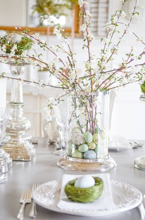 Easter Brunch Decorations Table Scapes Center Pieces nature 1