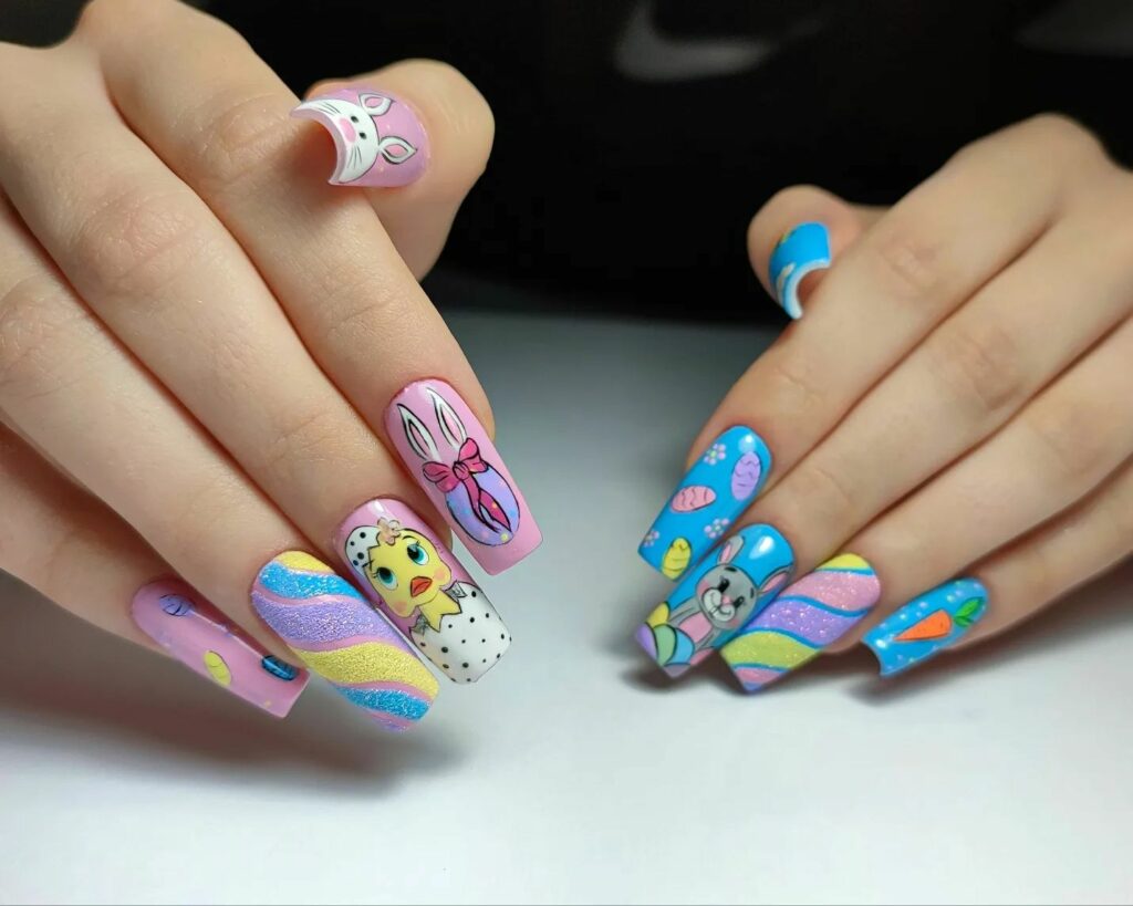 Easter Coffin Nails