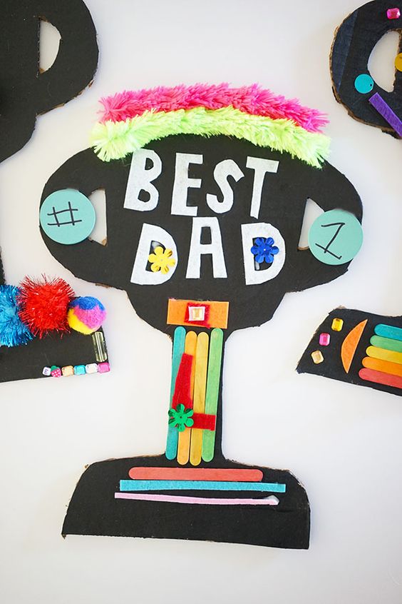 35+ Fantastic Fathers Day Art Projects for Toddlers & Kids of All Ages