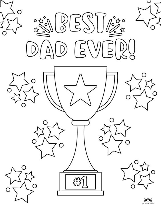 Father's Day Coloring Pages