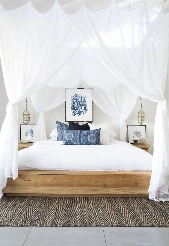 Gorgeous Beach House Inspired Bedroom