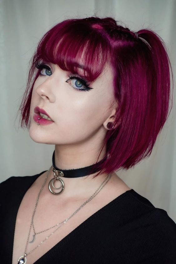 Best Goth Hairstyles For Curly Hair - ShutterBulky