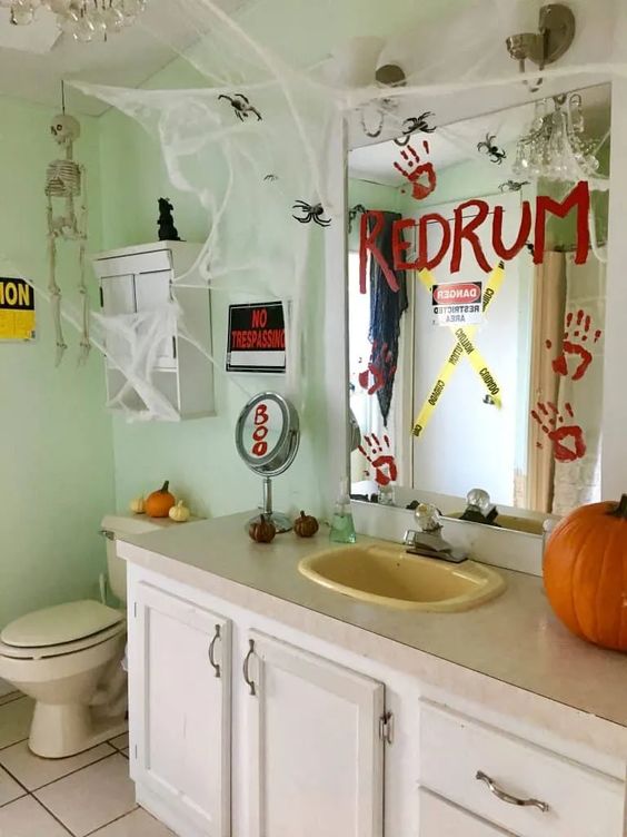 Halloween Bathroom Decorations