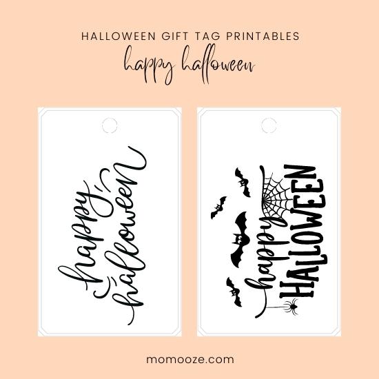 Halloween Gift Tag Printable