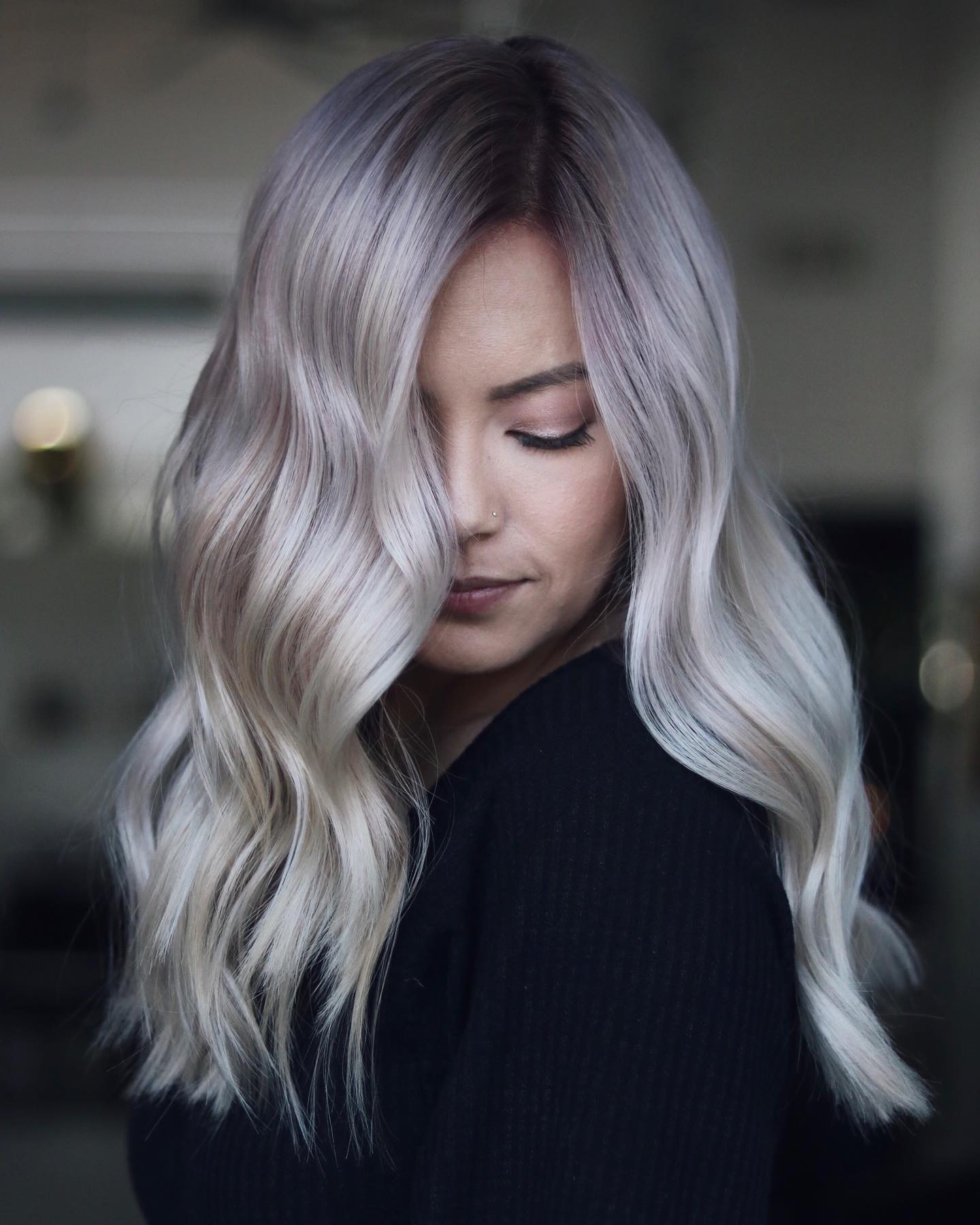 33 Pretty Lavender Balayage On Blonde Hair Ideas  