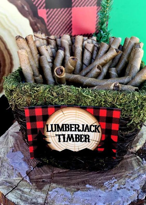Lumberjack Baby Shower timber lumberjack