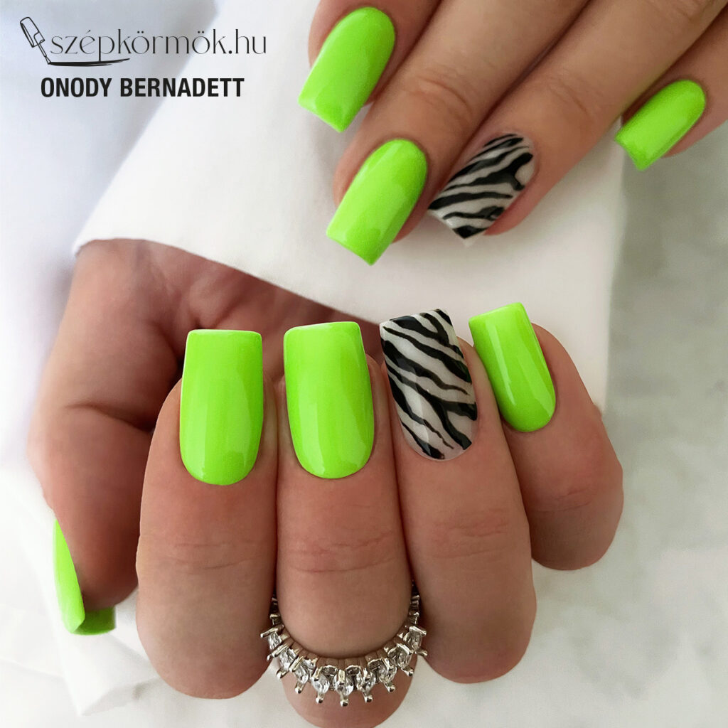 Neon Green Nails