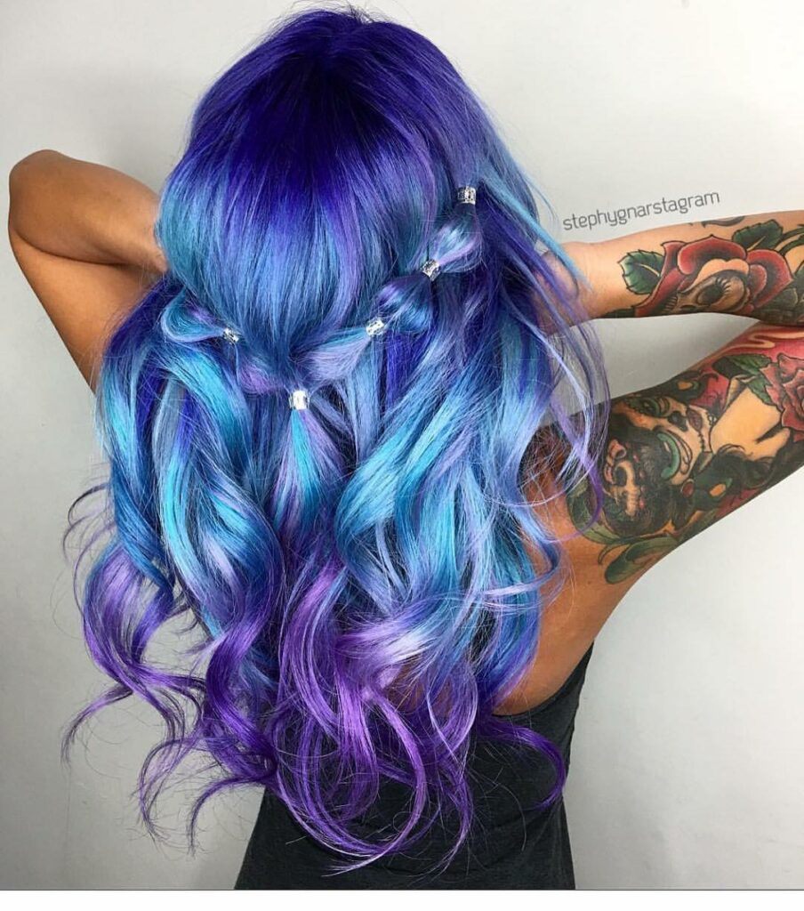 Neon Purple Hair