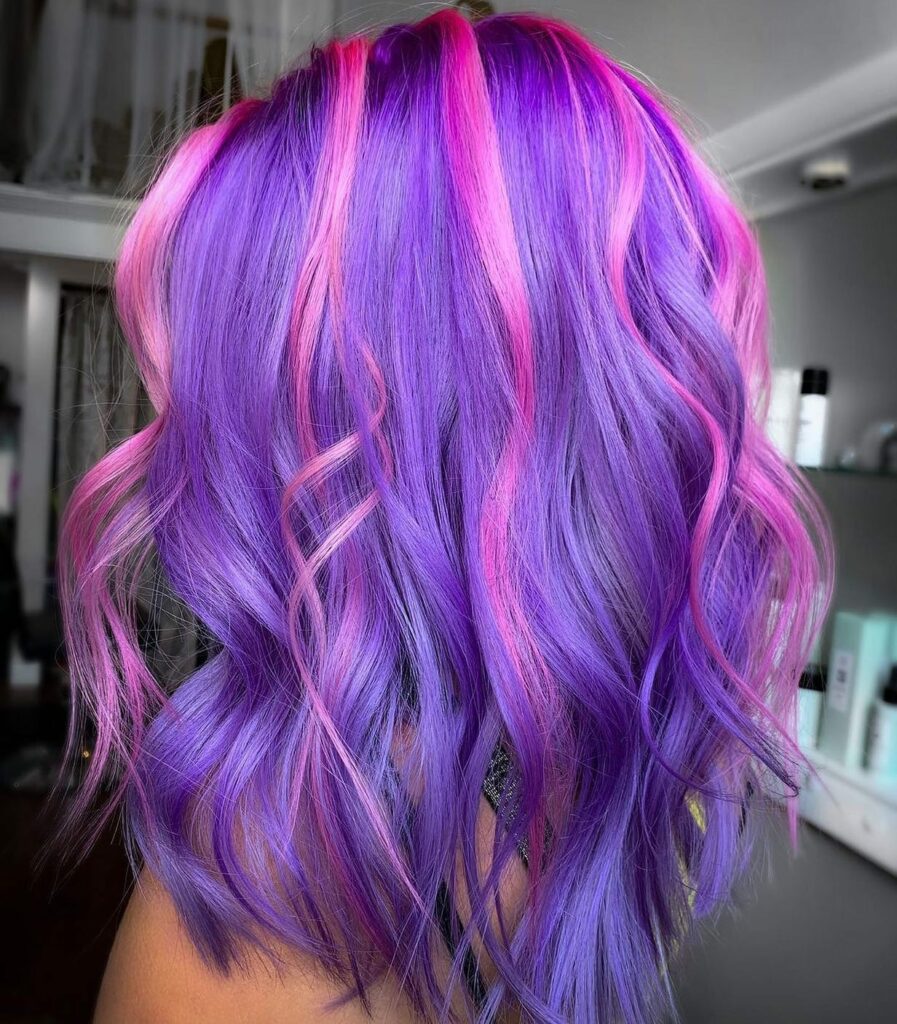 Neon Purple Hair