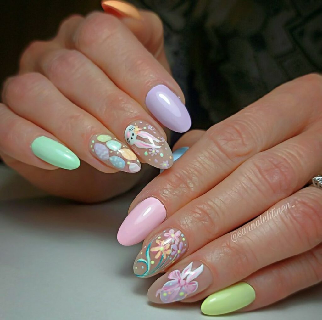 Pastel Spring Nails