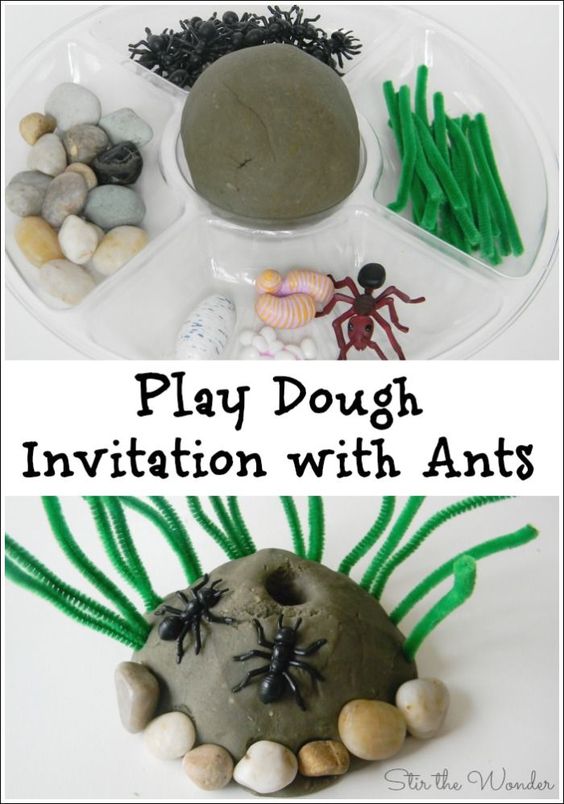 Playdough Ideas for Kids ants