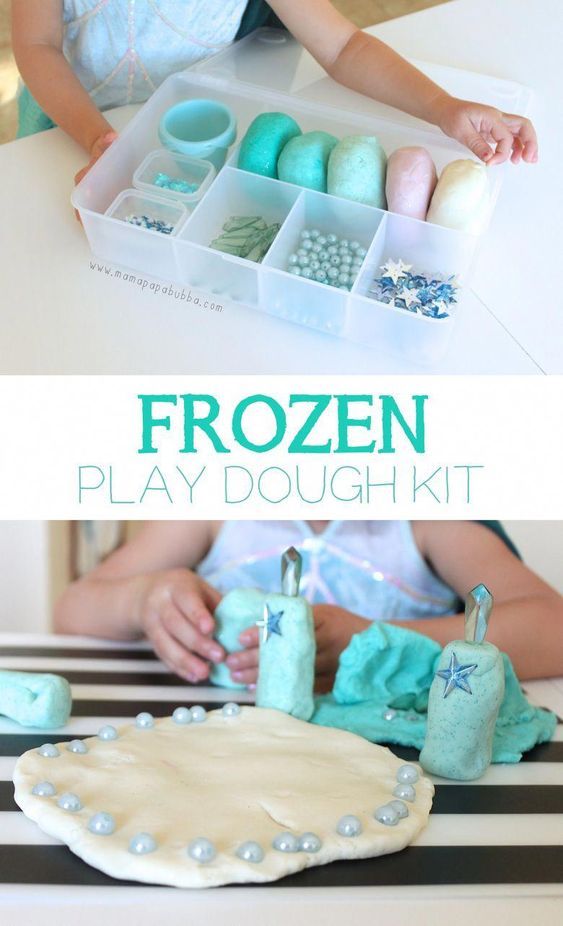 Playdough Ideas for Kids frozen
