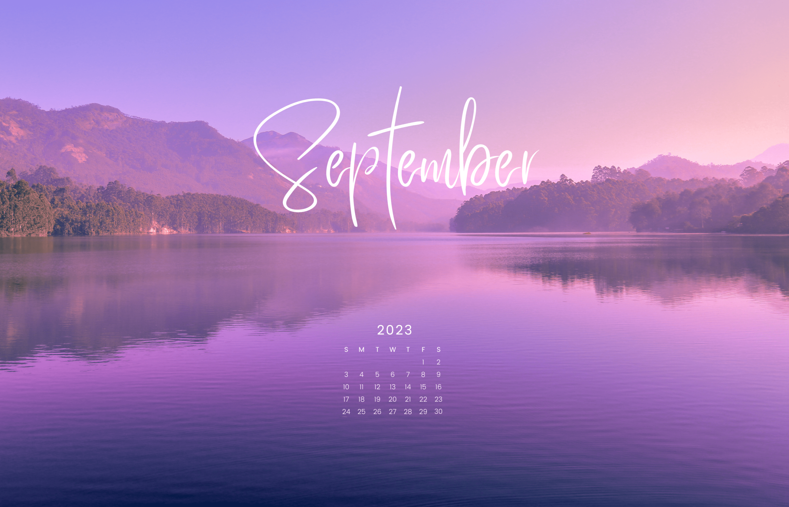 September 2021 wallpapers  35 FREE calendars for desktop and phones