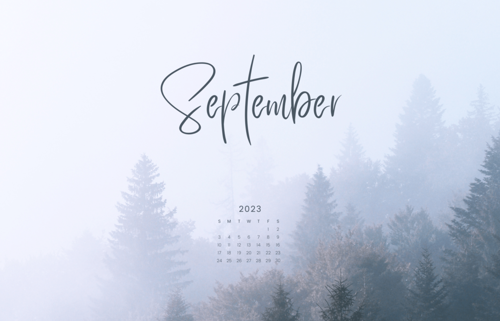 September 2023 Calendar Wallpapers