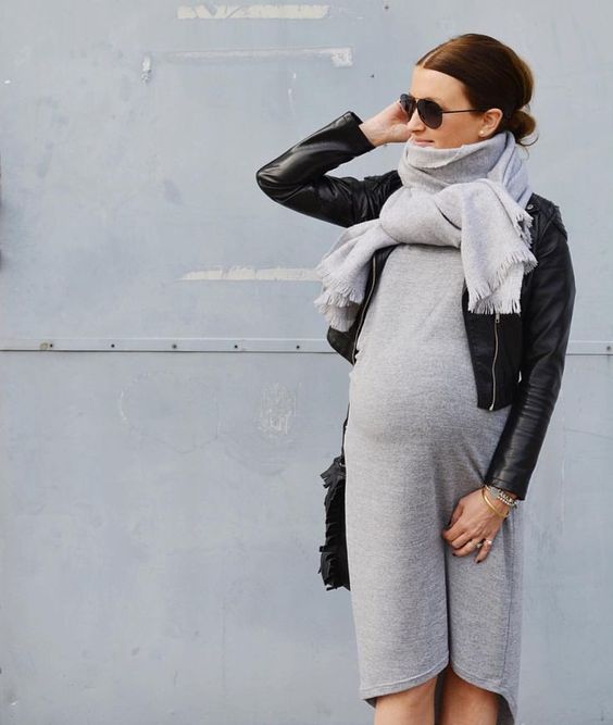 show stopping maternity outfits for this winter
