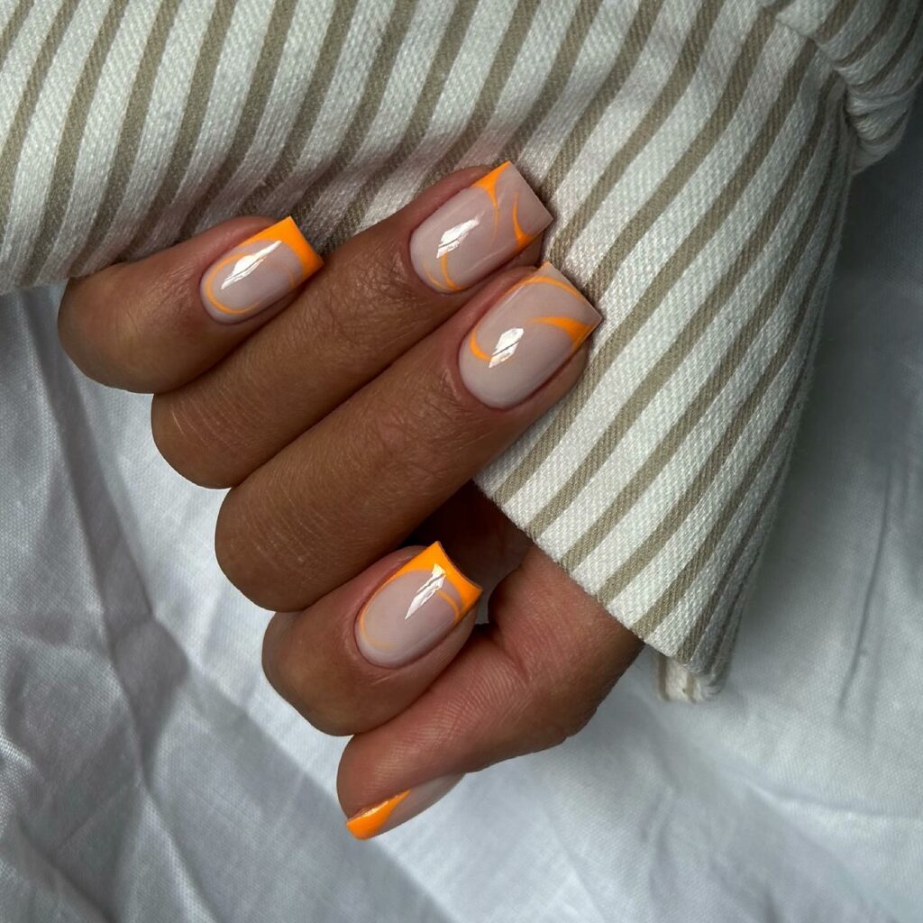 Simple And Short Summer Nails