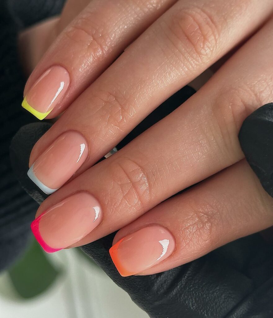 Simple And Short Summer Nails