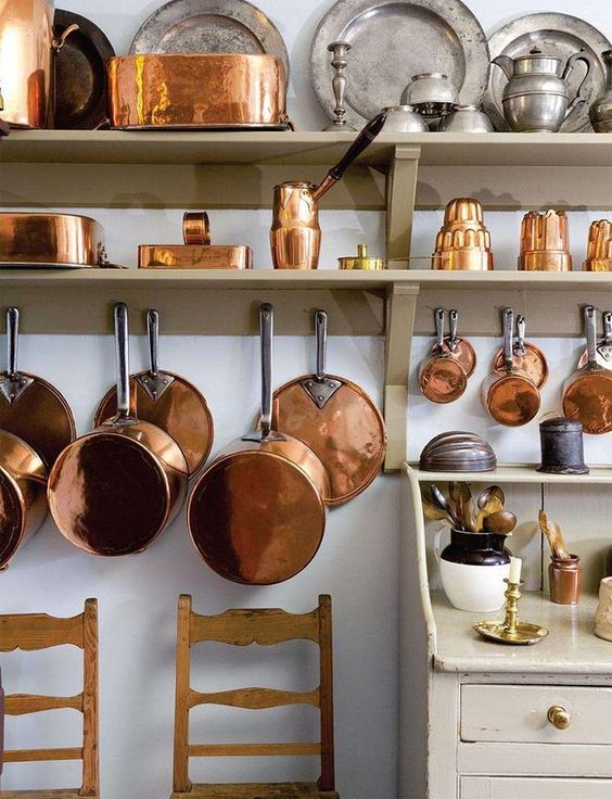 Stylish Ways To Display Your Copper Cookware 11
