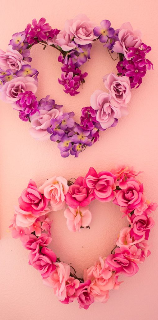 Top Valentine's Day DIY Ideas floral wreaths momooze.com online magazine for moms