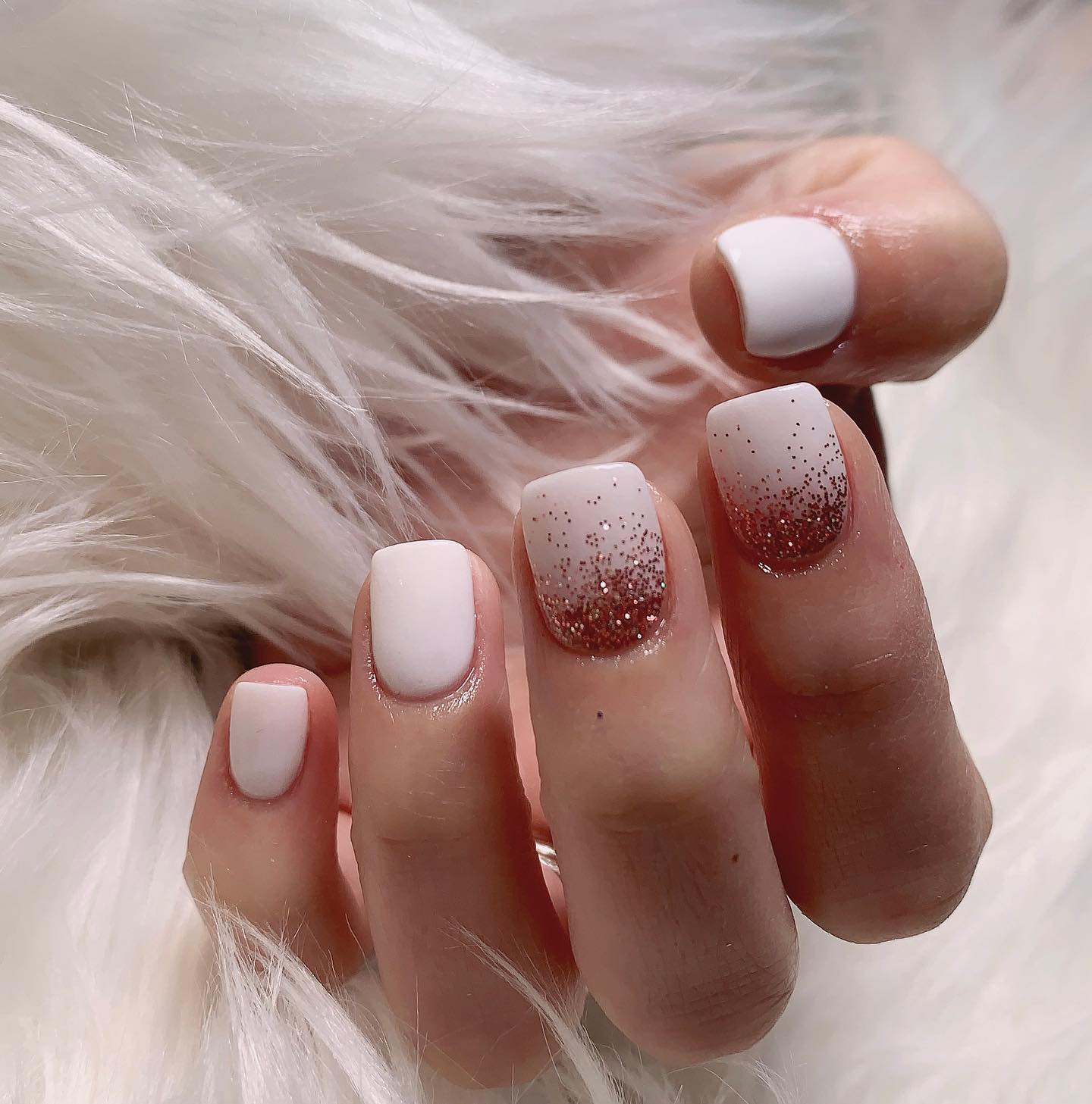 35+ Winter White Nails - the gray details | Lifestyle Blog