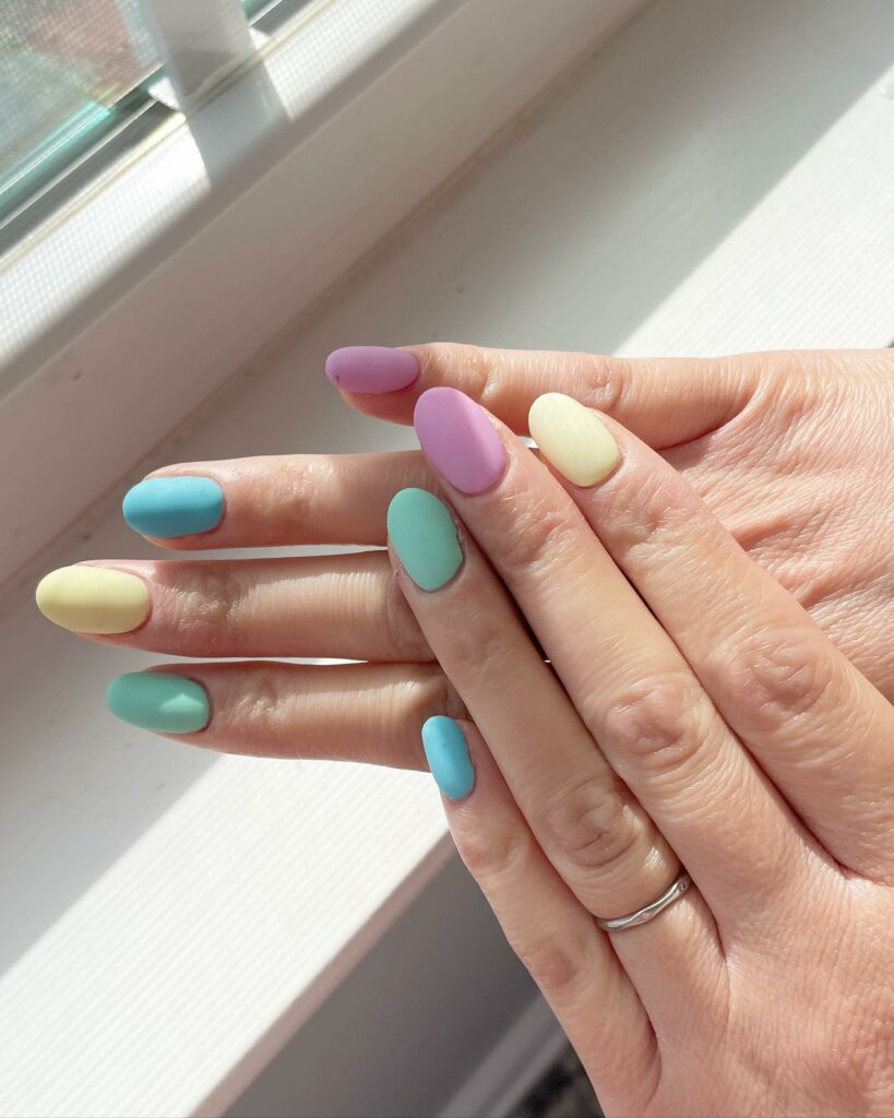 acrylic Easter nails