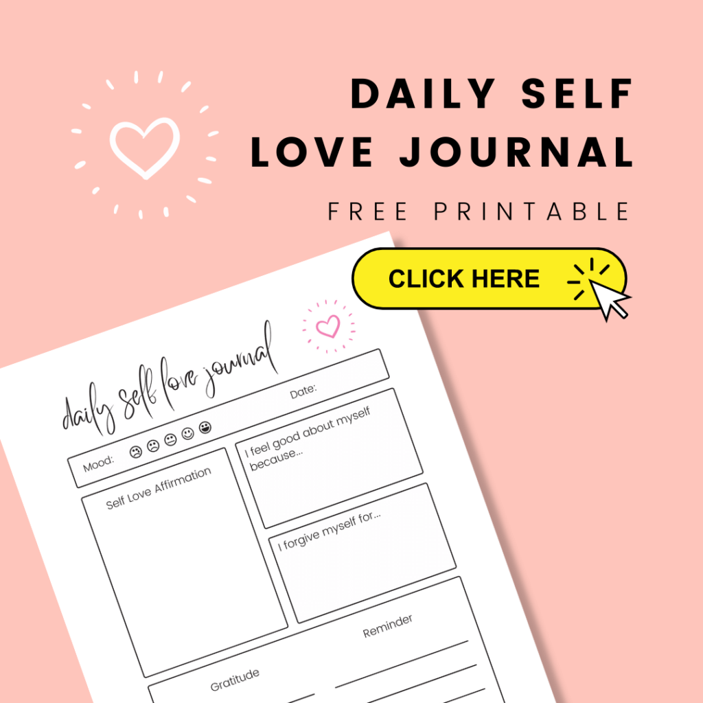 daily affirmations for self love free printable