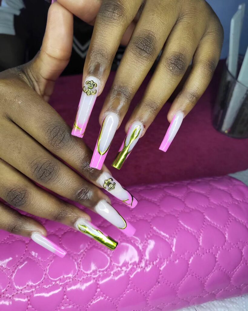 barbie nail designs