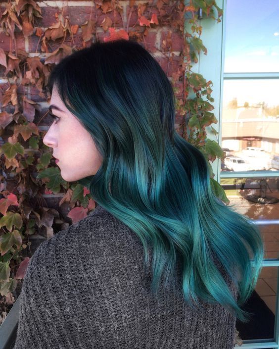 23+ Fabulous Black And Green Hair Color Ideas Trending Now