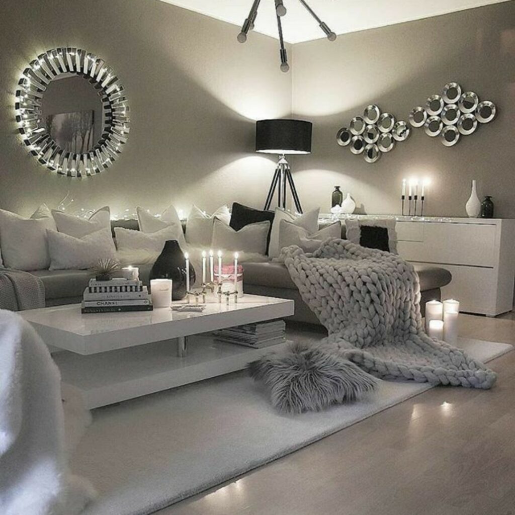 black and white living room ideas 3