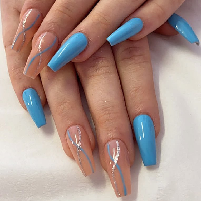 blue coffin nails