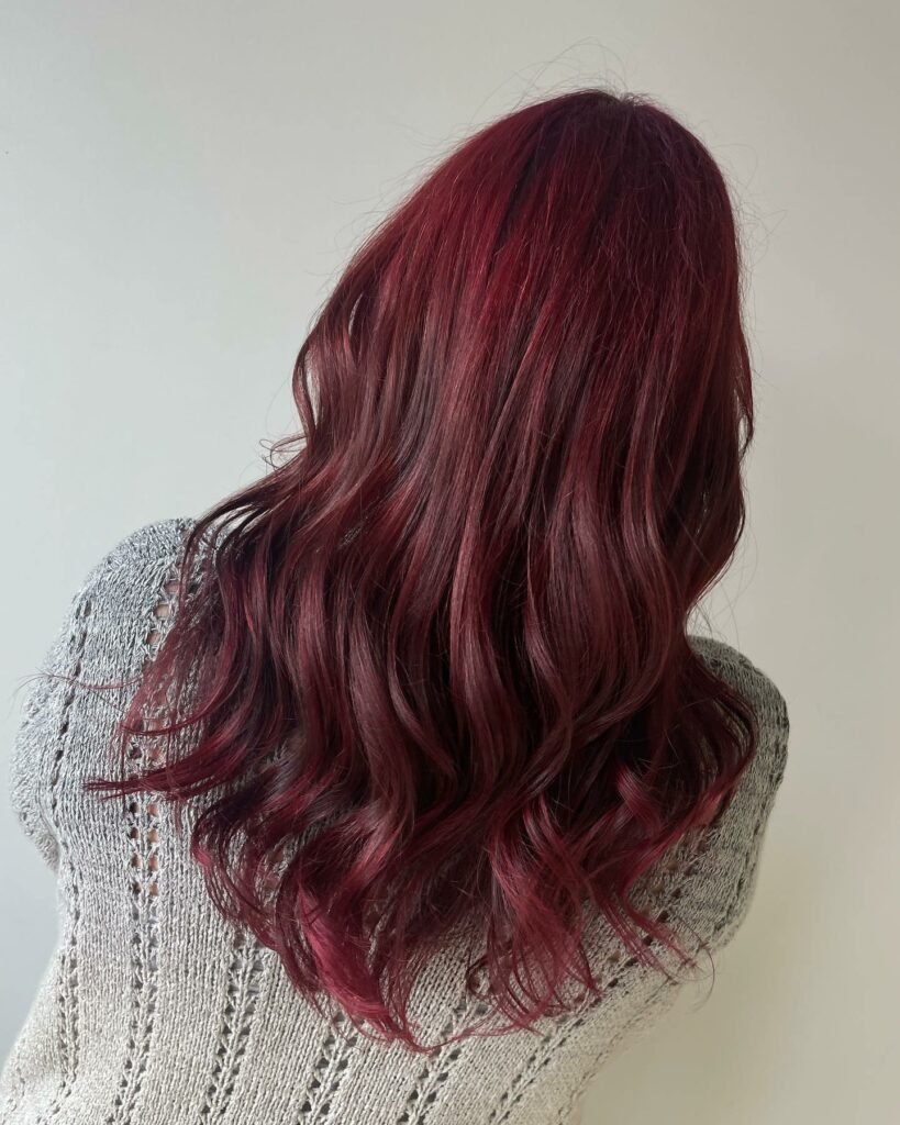 Burgundy Wine Hair Color