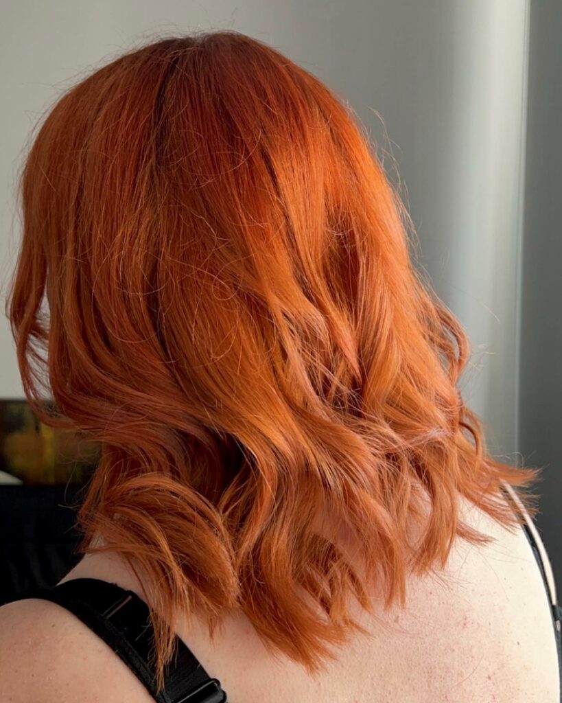 burnt orange hair color