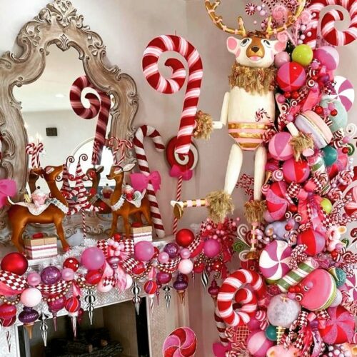 Candy Christmas Decorations: 20+ The Most Delicious Festive Trend